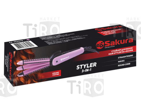 Стайлер Sakura SA-4523WB для волос, 38Вт