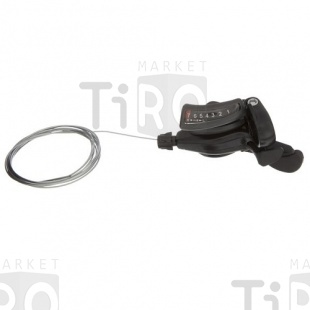 Шифтеры Microshift TS50-7, 74065, 7 скоростей, с тросом 2050 мм