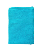 Полотенце гладкокрашенное махровое, 30*50см. голубой (1534)