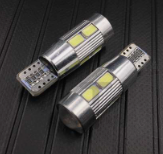 Светодиод Т10 24V 10SMD, 5630SMD canbus, roud White Star Light (24/5-10SMD canbus W) (10шт) 24-664