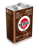 Масло синтетическое MITASU GOLD 0W20 SN, 4л