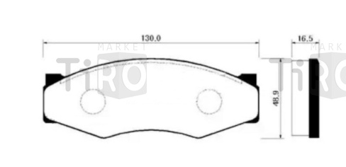 Колодка дискового тормоза D1060-V6794/HP3006 HSB