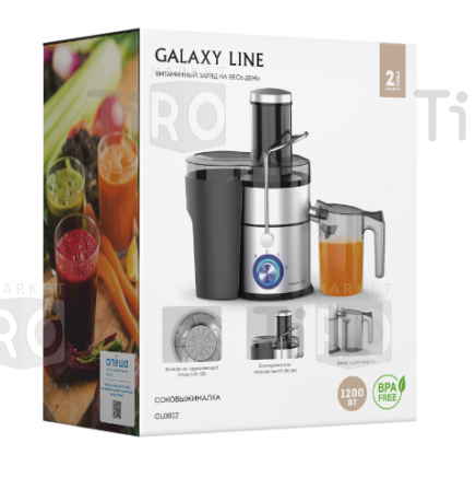 Соковыжималка 800Вт. Galaxy GL-0812 Соковыжималка 800Вт. Galaxy GL-0812