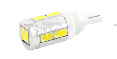 Автолампа Skyway S08201106, T10 (W5W) 12V 10 SMD, Белая