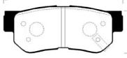 Колодка дискового тормоза 58302-38A10/HP0008 HSB