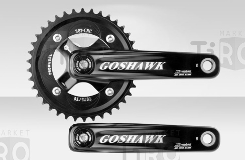 Шатун со звездой Goshawk 38Т-CNC 580016 Шатун со звездой Goshawk 38Т-CNC 580016