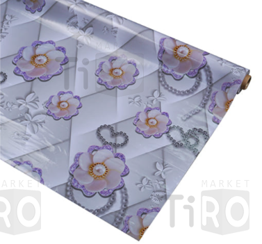 Клеенка "Guvenc Lux" AS-337А на тканевой основе с лакированной поверхностью 1.4*20 м