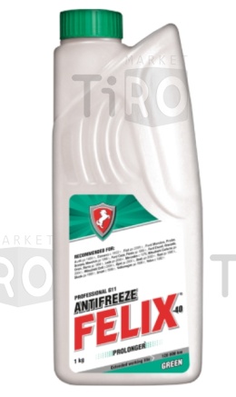 Антифриз зеленый Felix-40 Prolonger G11, 1 кг, г.Дзержинск Антифриз зеленый Felix-40 Prolonger G11, 1 кг, г.Дзержинск