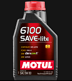 Полусинтетическое моторное масло Motul 6100 Save-lite 5w30, 1л