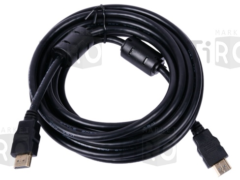 Аудио видео кабель HDMI-HDMI, Gold 1,5м (шт.)