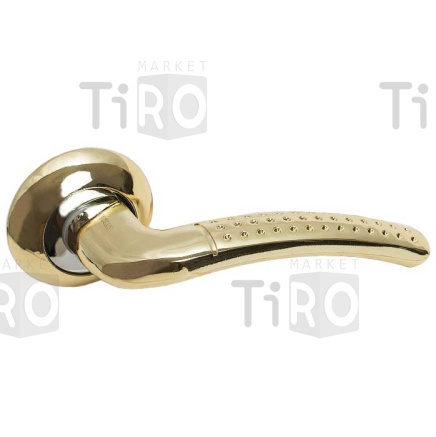 Ручка дверная TRODOS FL-106, золото/хром