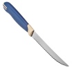 Нож кухонный с зубцами Tramontina Multicolor 23529/215 12.7см, блистер, цена за 2 штуки