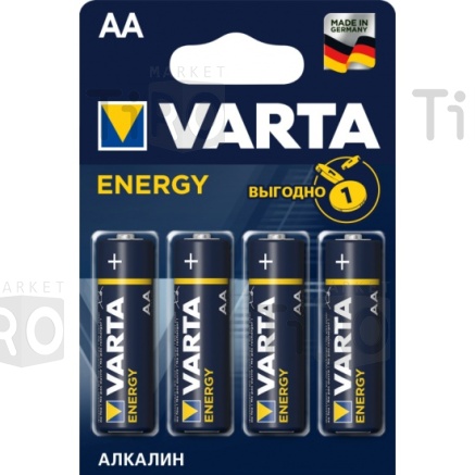 Батарейки Varta Energy AA 4*BL пальчиковые