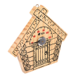 Термометр "Парилочка", 18044, 17х16х2,5 см, для бани и сауны