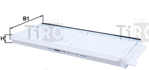 Элемент фильтрующий салонного фильтра Mahle LA 483/S Z0322 (CU 23 001-2)