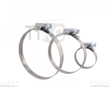 Хомут червячный NN, не перфорированный, ширина 9мм, длинна 60-80мм