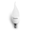 Лампа светодиодная Sweko 42LED-C35-7W-230-3000K-Е14-Т, "свеча на ветру матовая"