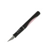 Нож макетный Tundra, двухкомпонентная ручка, перьевое лезвие (5 доп. лезвий)