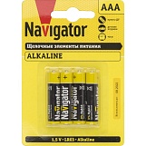 Батарейка Navigator 61462 LR03 BP4 пультовая 4шт. /10/50/