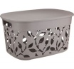 Коробка 3,0л, "Флора" Французский серый М2361 Коробка 3,0л, "Флора" Французский серый М2361