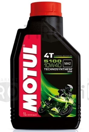 Масло полусинтетическое MOTUL 5100 4T 10w40  SM/SG, 1л 104066