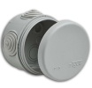 Коробка распаячная ОП 4 ввода, IP55 (D=70мм, H=50мм) серая 67020 ТУСО