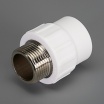 PPR Муфта комбинированная с наружней резьбой 20*3/4ш /25/100/ PPR Муфта комбинированная с наружней резьбой 20*3/4ш /25/100/