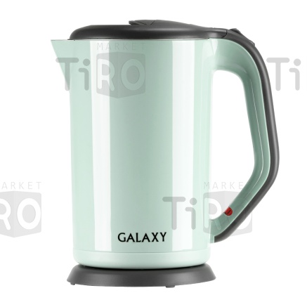Чайник 1.7л, Galaxy GL-0330 дисковый 2000Вт, салатовый