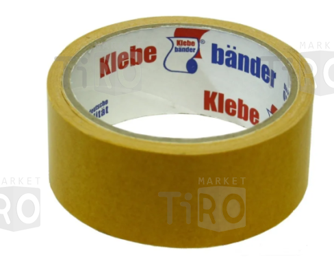 Скотч двусторонний Klebebander 510 PVC50/10 тканевая основа 50мм*10м