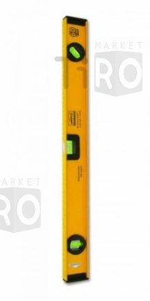 Уровень алюм. скелетные, 3глазка+линейка магнитный 80см. 3018808 /60/