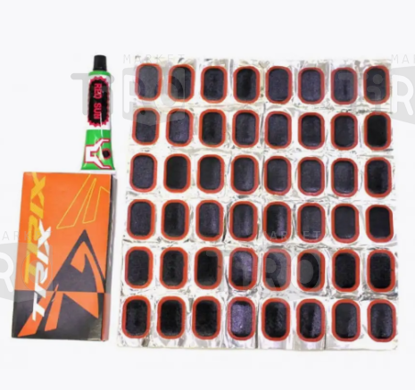 Аптечка Trix 7029, клей 20 мл, заплатки: 35х24мм Аптечка Trix 7029, клей 20 мл, заплатки: 35х24мм