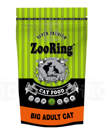 Корм для кошек 1,5кг, ЗооРинг Big Adult Cat