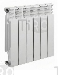 Радиатор биметаллический Solur Prestige 80/500, 1008Вт, 6 секций