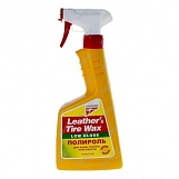 Полироль матовый KANGAROO Leather & tire wax low gloss 500 мл (спрей)