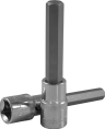 Головка 1/2"DR торцевая со вставкой, Hex 121214, Н 14 мм L-100мм