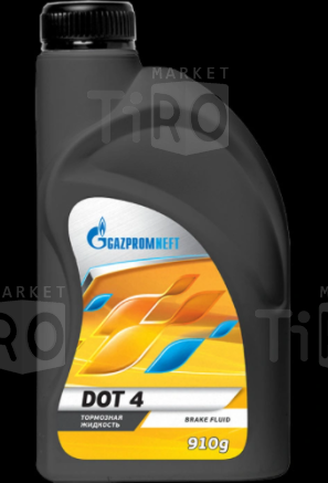 Tормозная жидкость Gazpromneft Dot 4, 910 мл