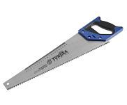 Ножовка по дереву Tundra, 5155404, 2К рукоятка, 3D заточка, каленый зуб, 7-8 TPI, 450мм