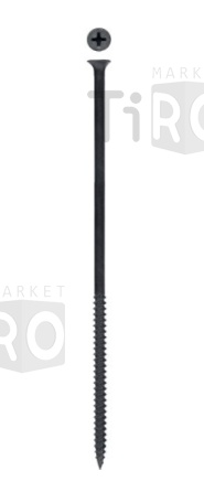 Саморез 001М-48-127, до 0,9мм, 4,8*127 (400шт.) черный