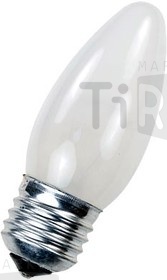 Лампа GE 40C1/FR/E27 74398 свеча матовая