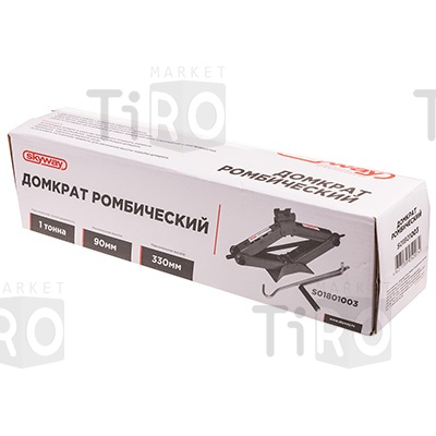 Домкрат механический ромбический 1т 90-330мм Skyway SJ-1/S01801003