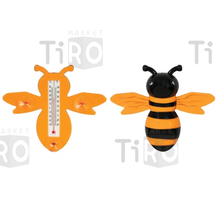 Термометр оконный наружный, на присосках "Пчела", СН-3028, от -50 до +50