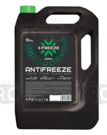 Антифриз зеленый X-Freeze green, 10 кг, г.Дзержинск. Антифриз зеленый X-Freeze green, 10 кг, г.Дзержинск.