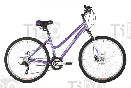 Велосипед Foxx 26" Bianka D 146007 фиолетовый, алюминий, размер 17"
