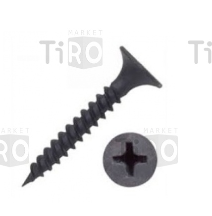 Саморез 001М-35-16 до 0,9мм, 3,5*16 (6500шт.) черный