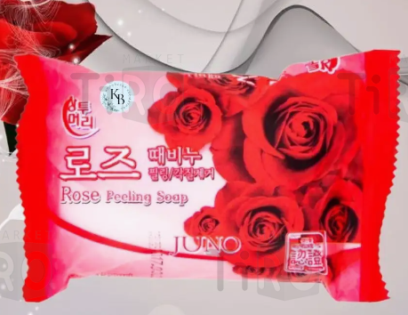 Мыло -пилинг Juno Rose Роза, 150 гр