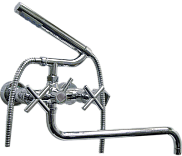 Смеситель для ванны Orta Sailor №43 HB6040853C-180 короткий излив,картридж 35мм