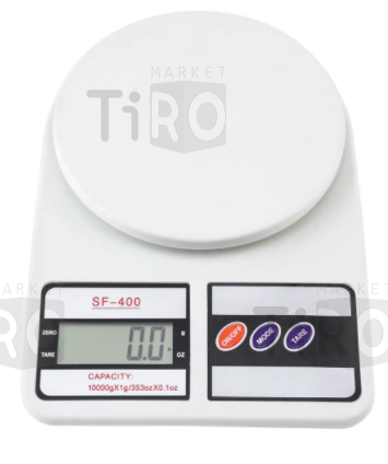 Весы кухонные электронные Constant, SF-400. d=1г, max 5кг, 2*R06