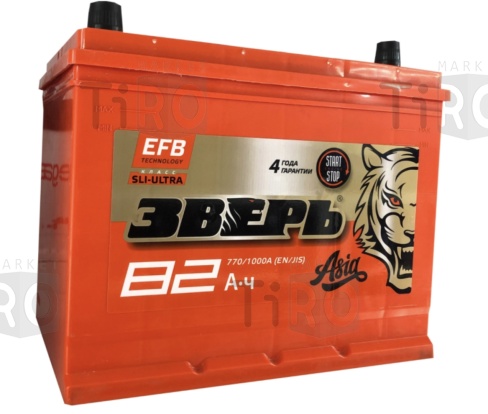 Аккумулятор Зверь EFB Азия 90 А/ч R D26L