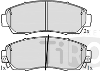 Колодки ADB 3720