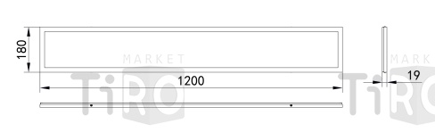 Светильник ЭРА офисный SPO-7-72-4К-P 72вт/5000лм/4000К, 1200*180*19мм (аналог ЛПО 2*36) Светильник ЭРА офисный SPO-7-72-4К-P 72вт/5000лм/4000К, 1200*180*19мм (аналог ЛПО 2*36)